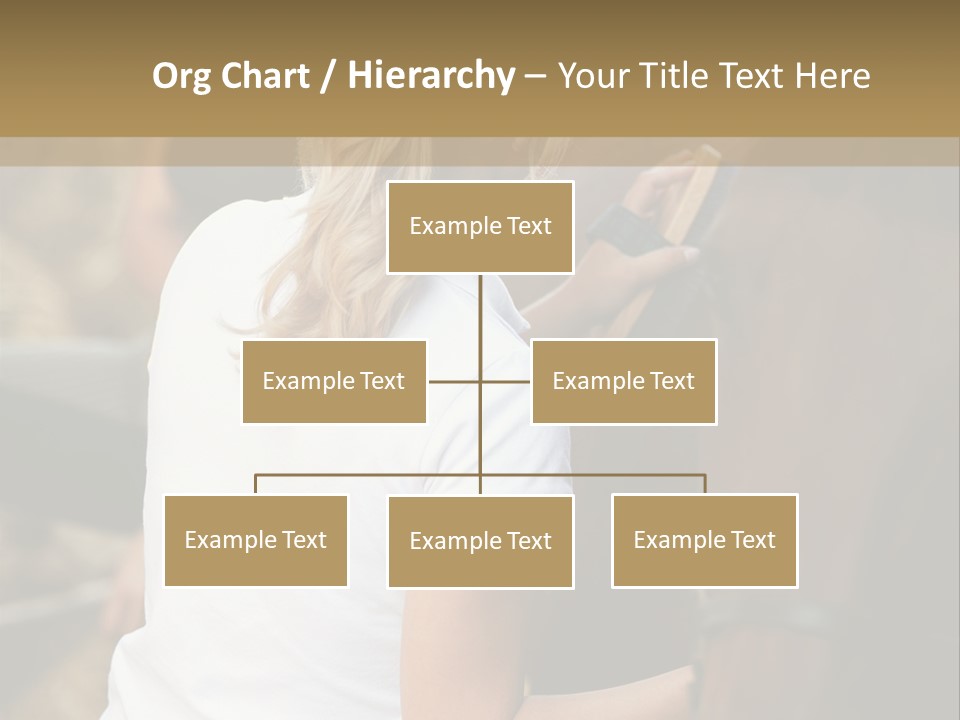 Ages Smiling Youngwoman PowerPoint Template