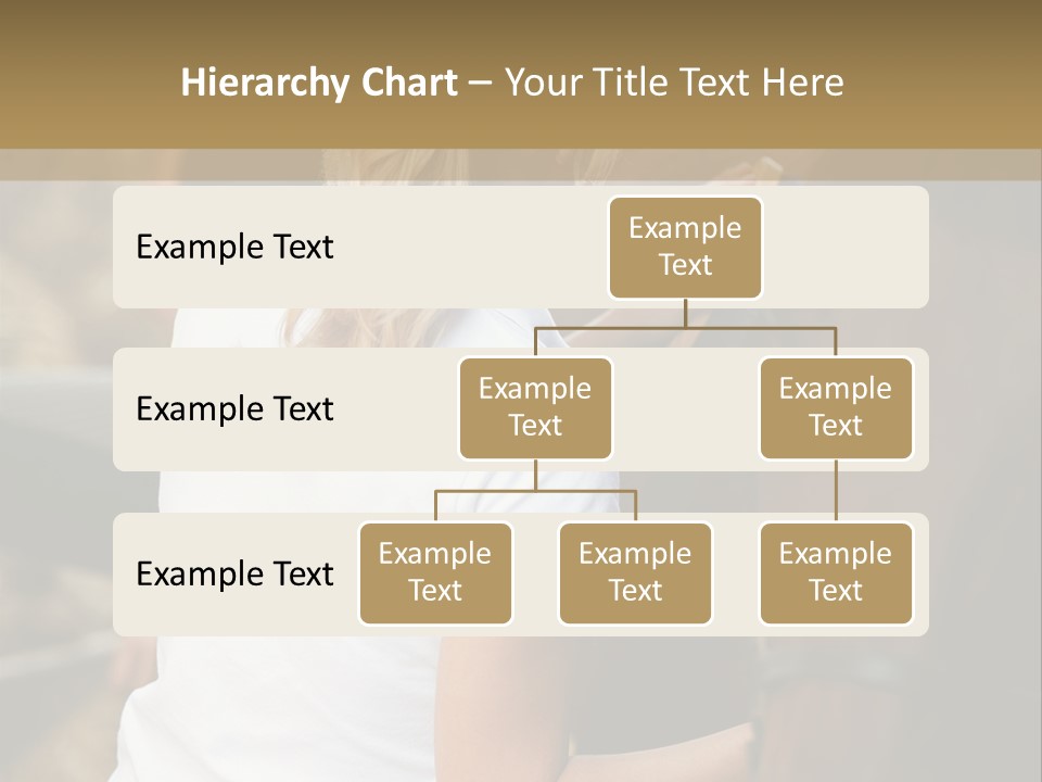 Ages Smiling Youngwoman PowerPoint Template