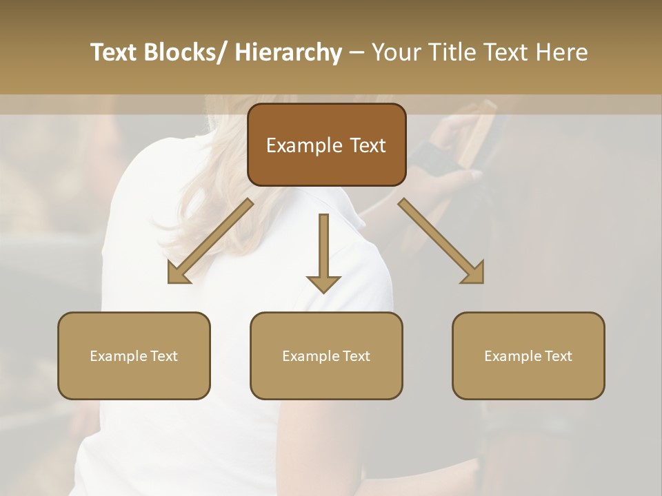 Ages Smiling Youngwoman PowerPoint Template