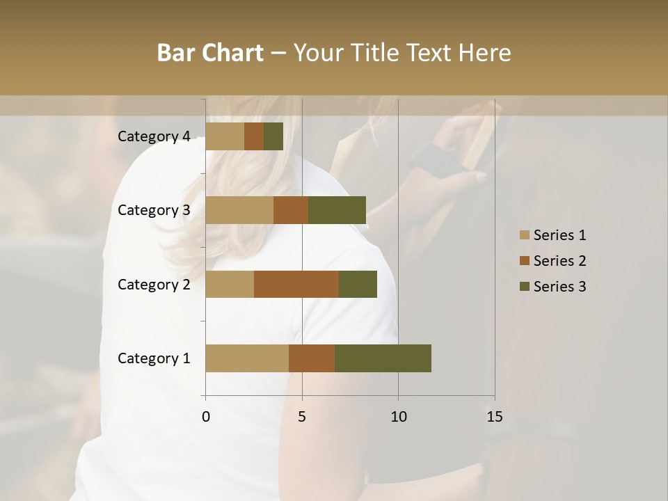 Ages Smiling Youngwoman PowerPoint Template