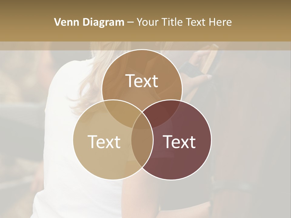 Ages Smiling Youngwoman PowerPoint Template