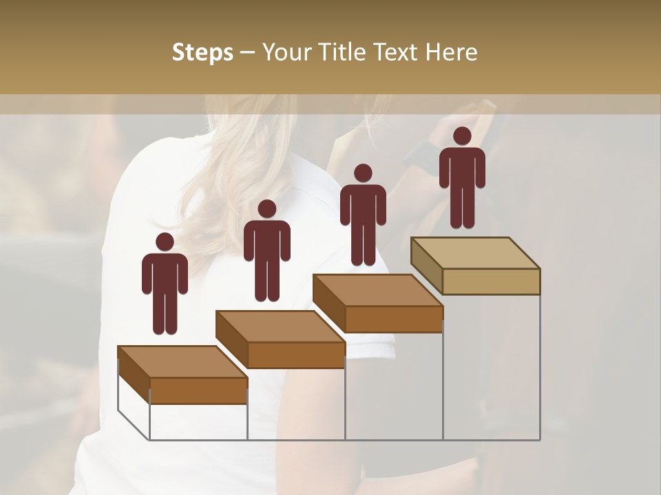 Ages Smiling Youngwoman PowerPoint Template