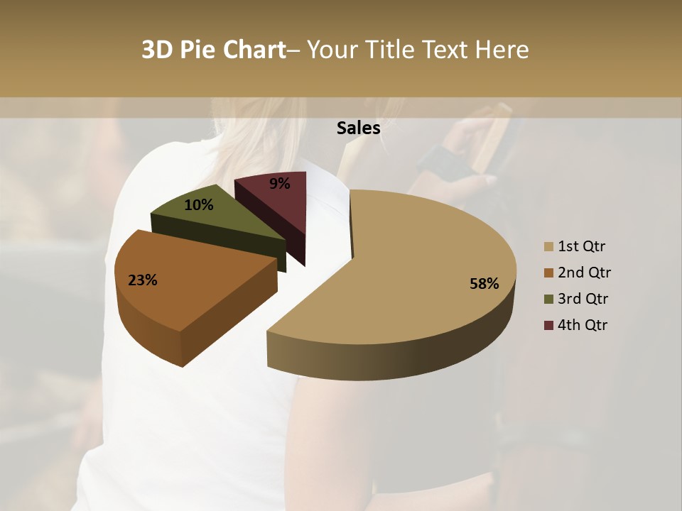 Ages Smiling Youngwoman PowerPoint Template