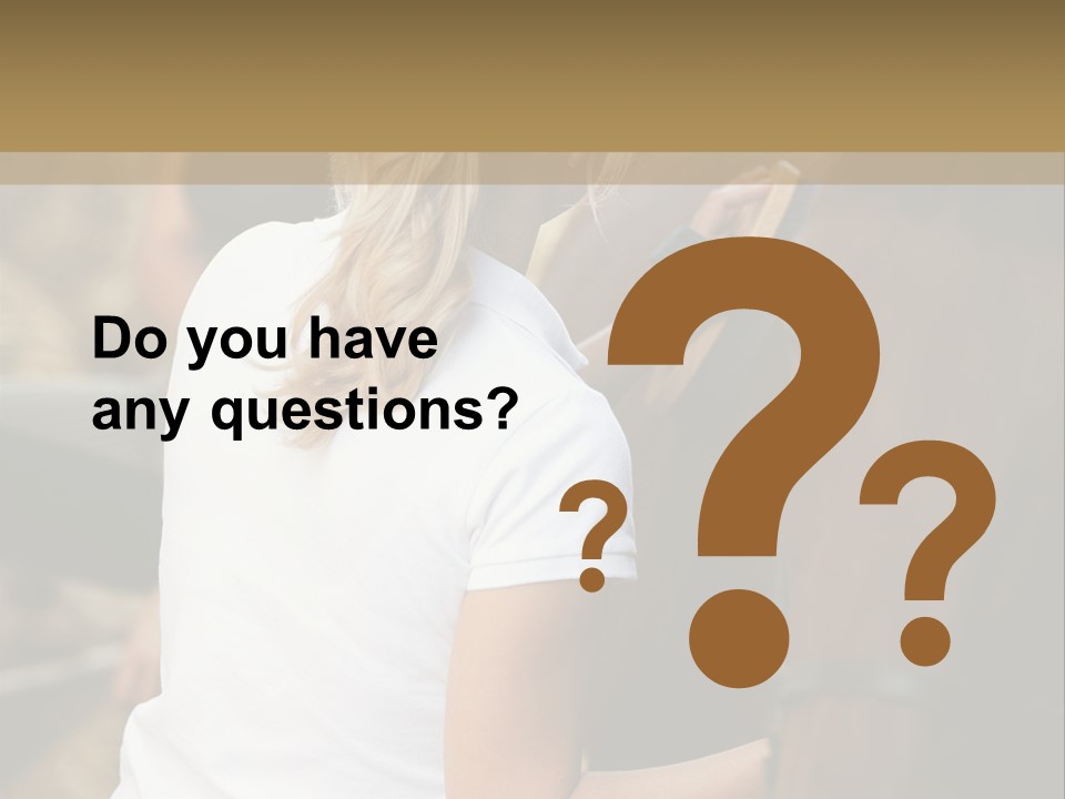 Ages Smiling Youngwoman PowerPoint Template