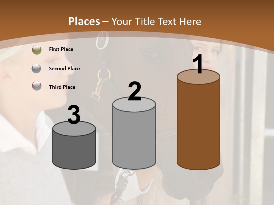 Caucasian Oddtoedungulate Graphics PowerPoint Template