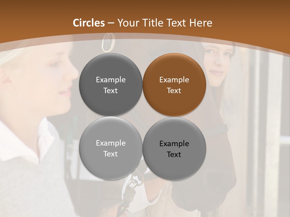 Caucasian Oddtoedungulate Graphics PowerPoint Template