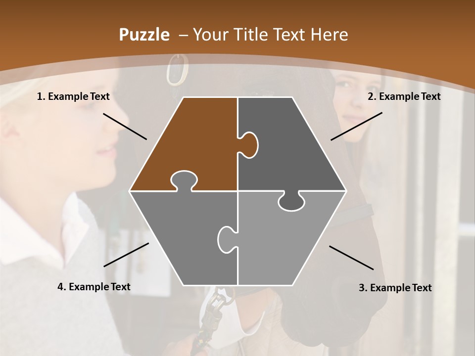 Caucasian Oddtoedungulate Graphics PowerPoint Template