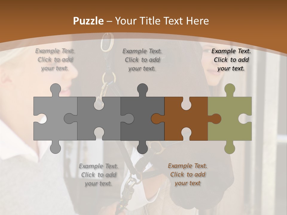 Caucasian Oddtoedungulate Graphics PowerPoint Template