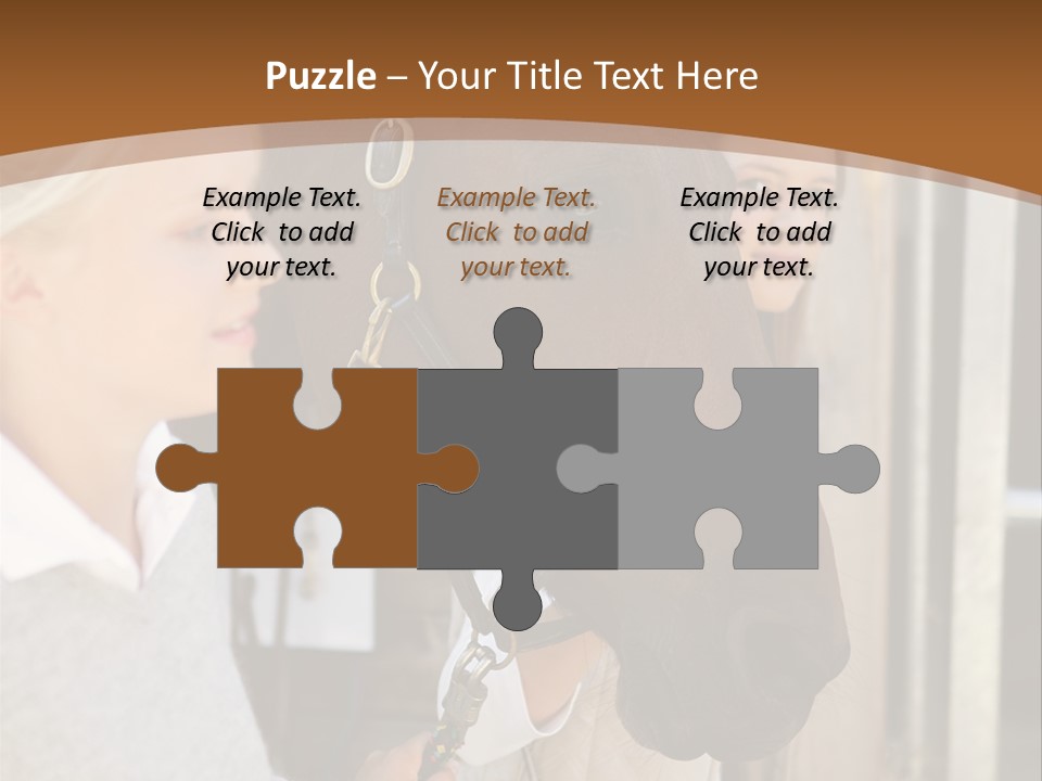 Caucasian Oddtoedungulate Graphics PowerPoint Template