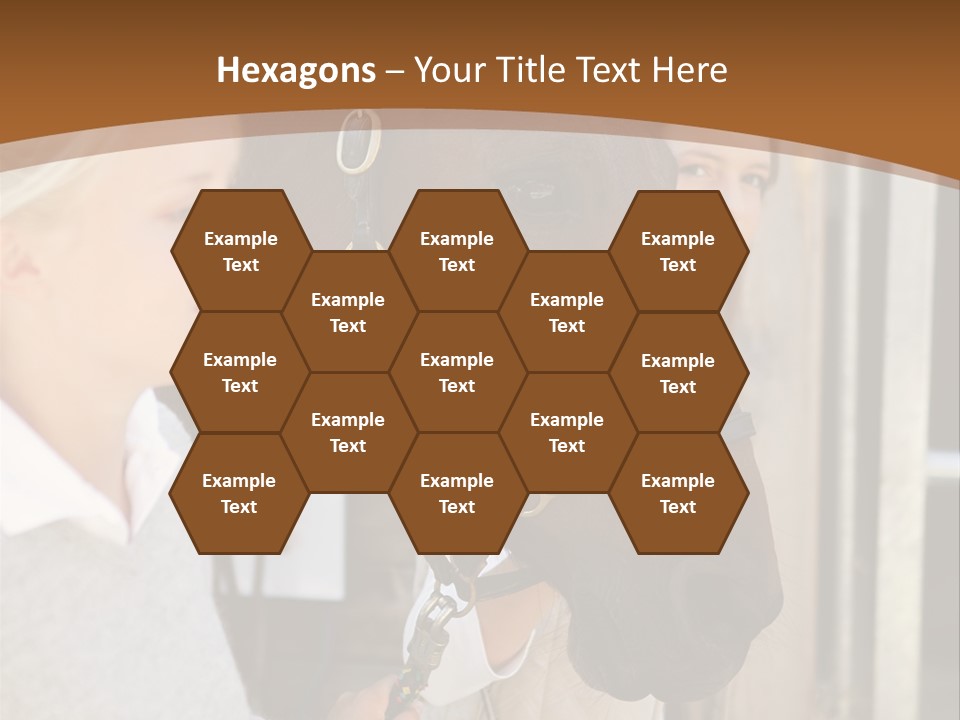 Caucasian Oddtoedungulate Graphics PowerPoint Template