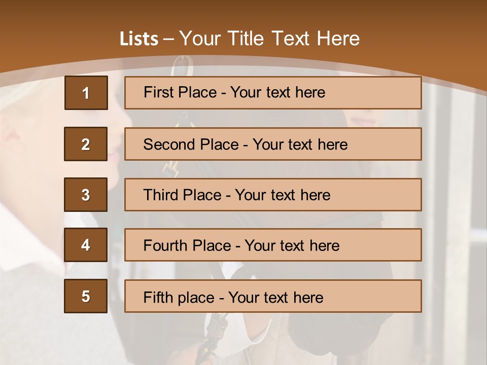 Caucasian Oddtoedungulate Graphics PowerPoint Template