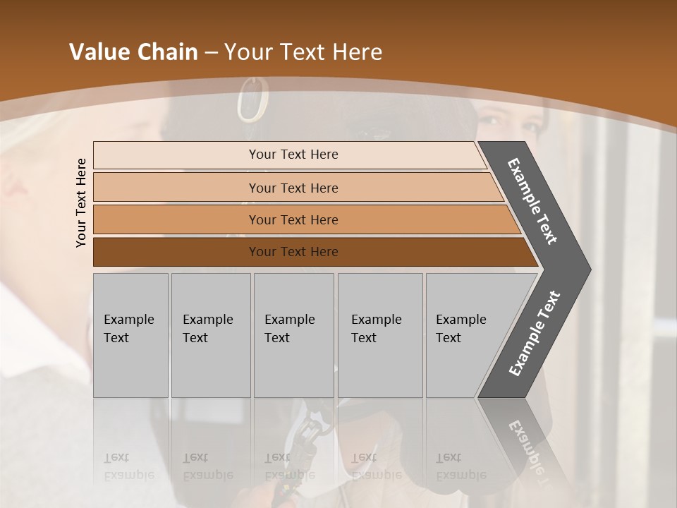 Caucasian Oddtoedungulate Graphics PowerPoint Template