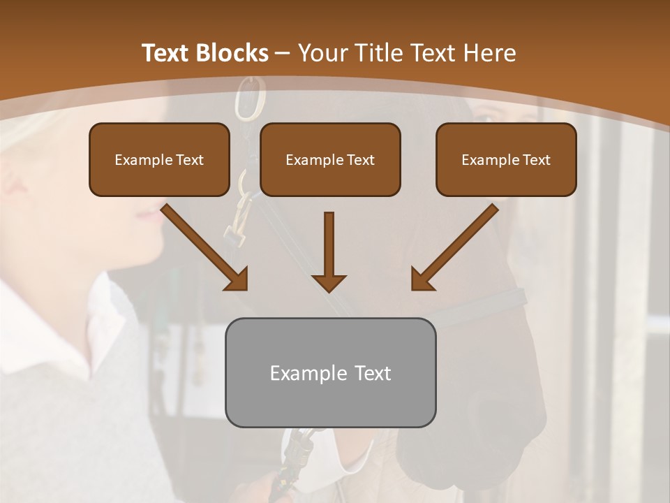 Caucasian Oddtoedungulate Graphics PowerPoint Template