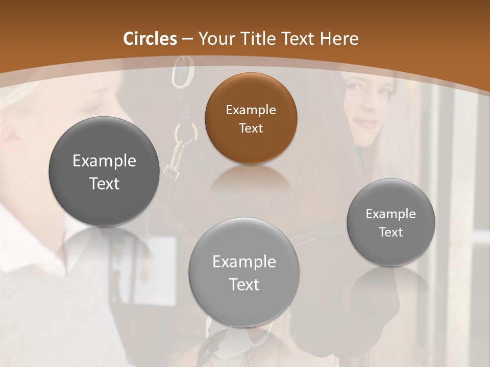 Caucasian Oddtoedungulate Graphics PowerPoint Template