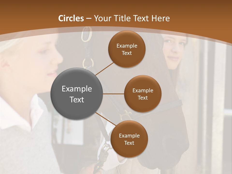 Caucasian Oddtoedungulate Graphics PowerPoint Template