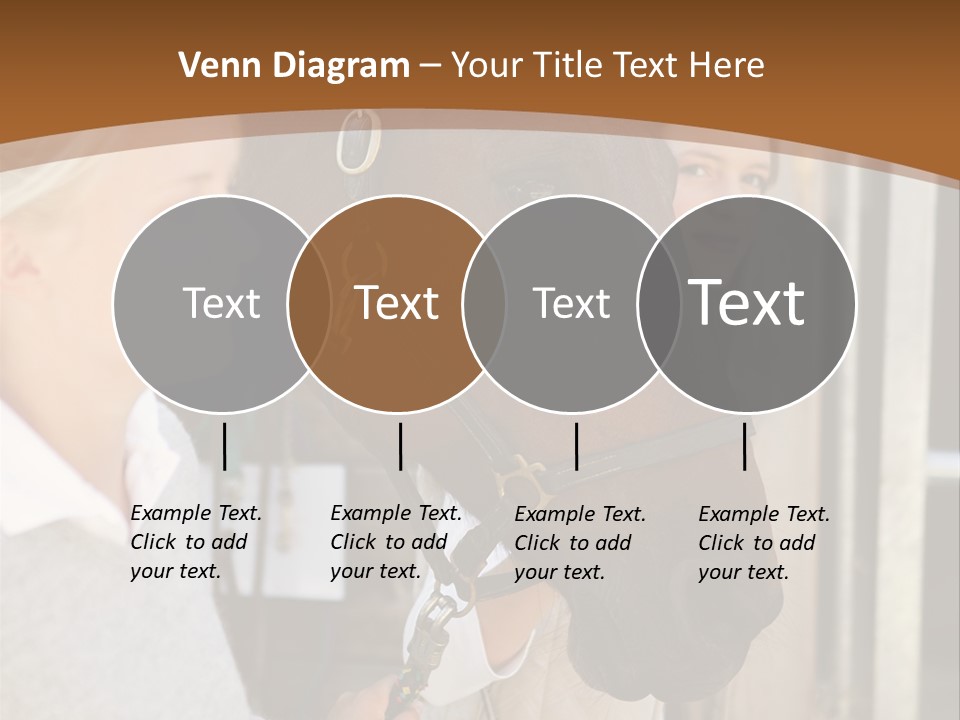 Caucasian Oddtoedungulate Graphics PowerPoint Template
