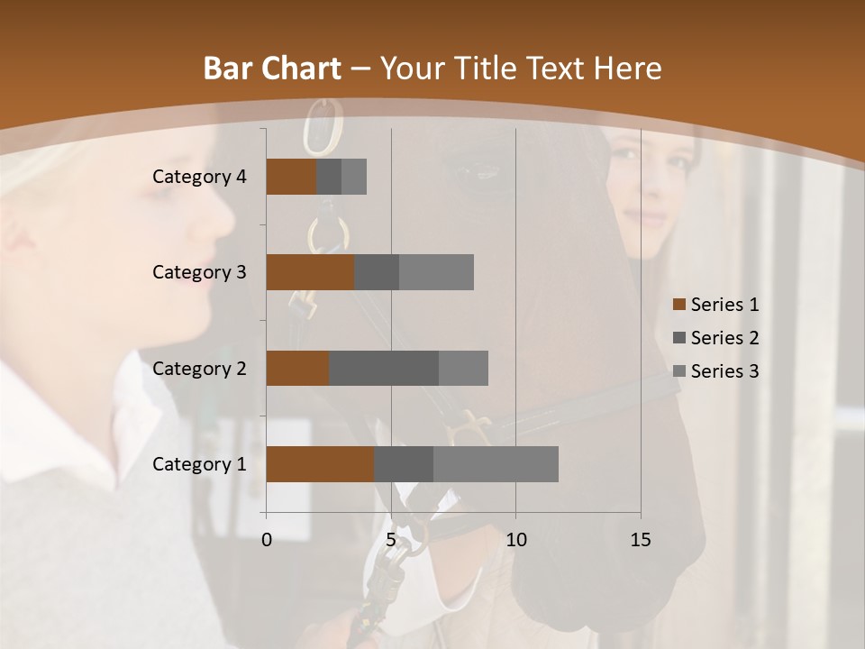 Caucasian Oddtoedungulate Graphics PowerPoint Template