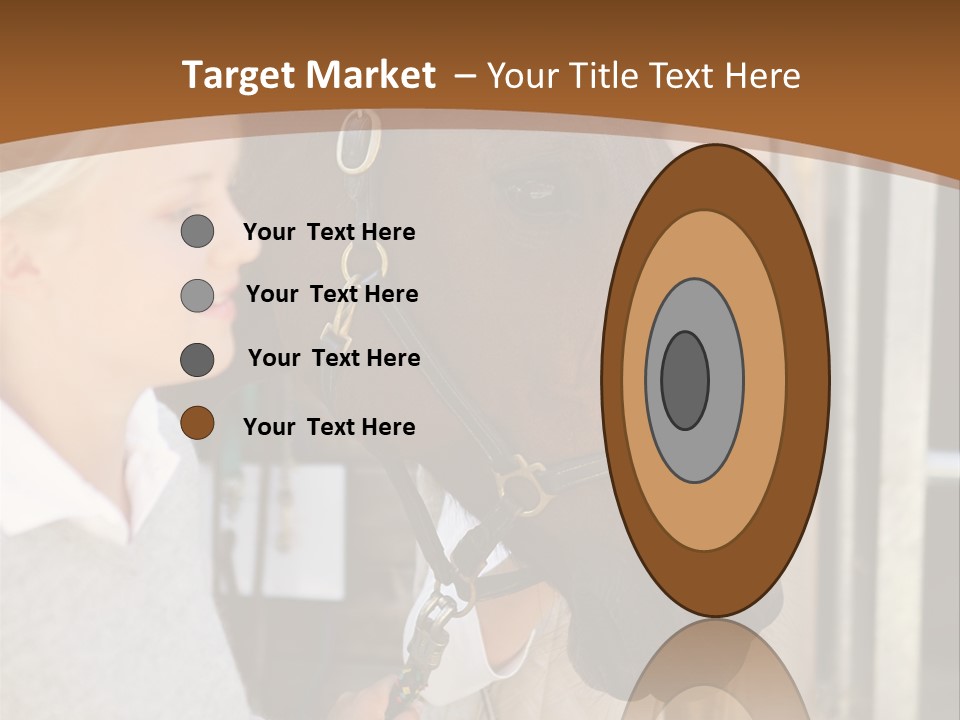 Caucasian Oddtoedungulate Graphics PowerPoint Template