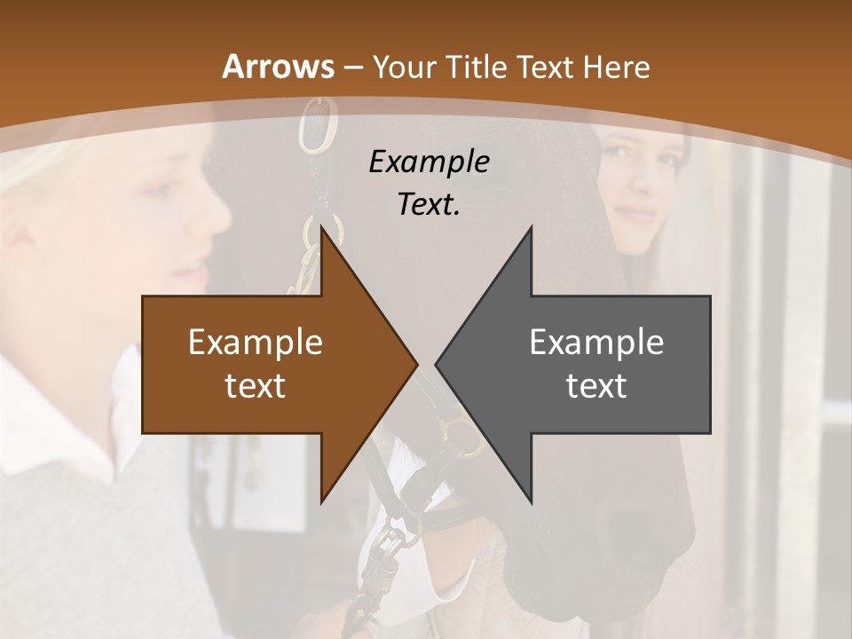 Caucasian Oddtoedungulate Graphics PowerPoint Template