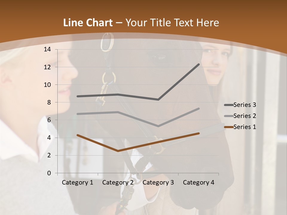 Caucasian Oddtoedungulate Graphics PowerPoint Template