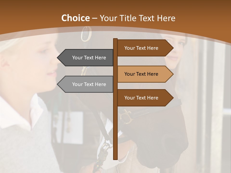 Caucasian Oddtoedungulate Graphics PowerPoint Template