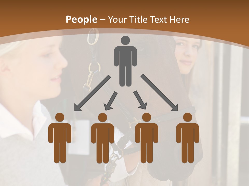 Caucasian Oddtoedungulate Graphics PowerPoint Template