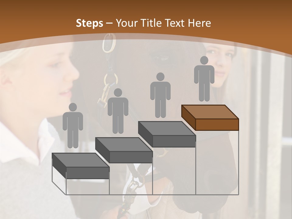 Caucasian Oddtoedungulate Graphics PowerPoint Template