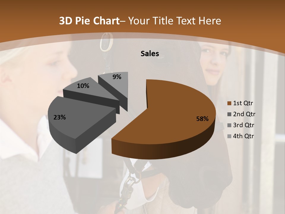 Caucasian Oddtoedungulate Graphics PowerPoint Template