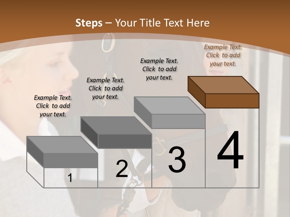 Caucasian Oddtoedungulate Graphics PowerPoint Template
