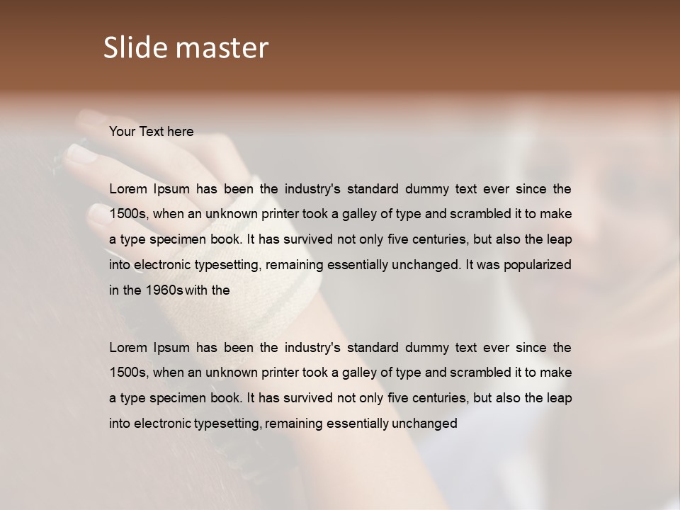 Preparation Brown  PowerPoint Template