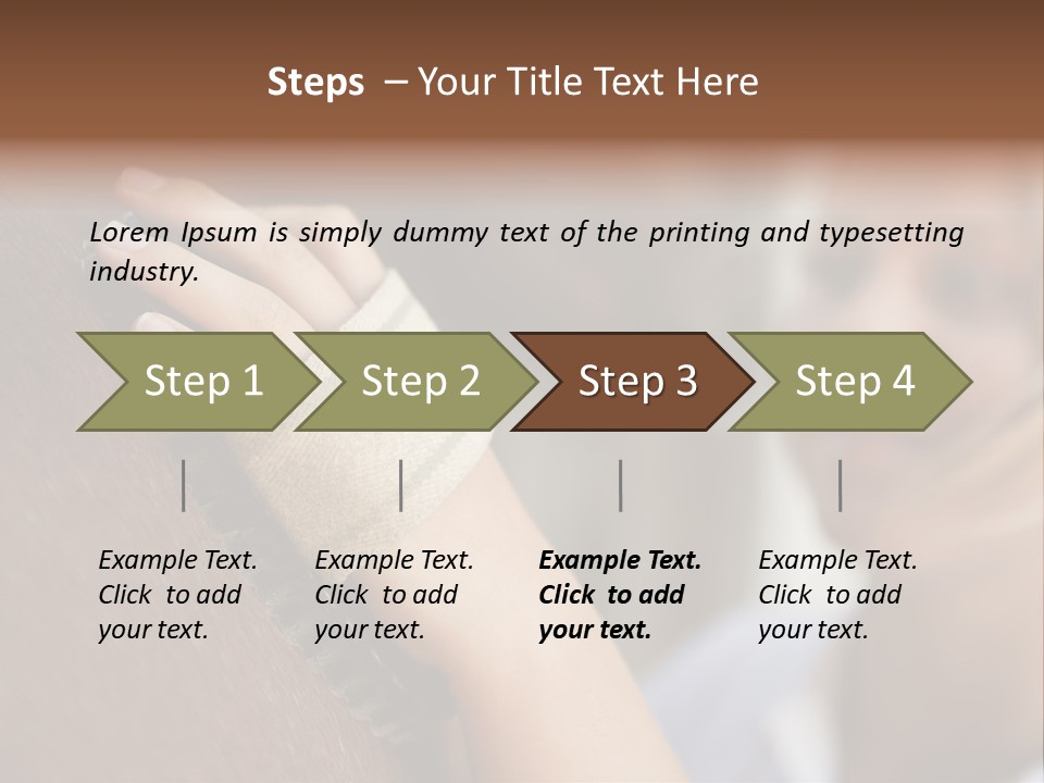 Preparation Brown  PowerPoint Template