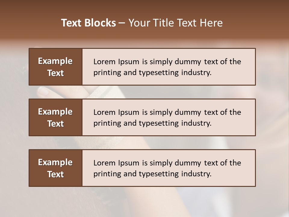 Preparation Brown  PowerPoint Template