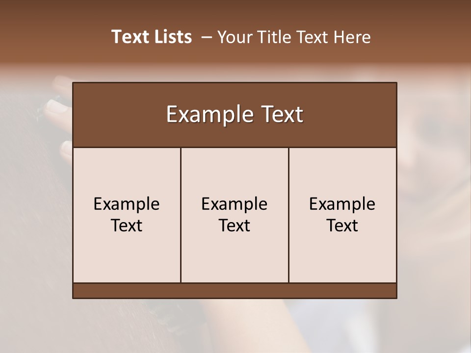 Preparation Brown  PowerPoint Template