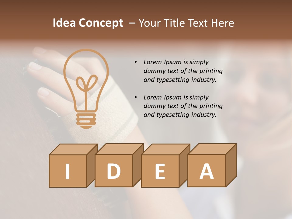 Preparation Brown  PowerPoint Template