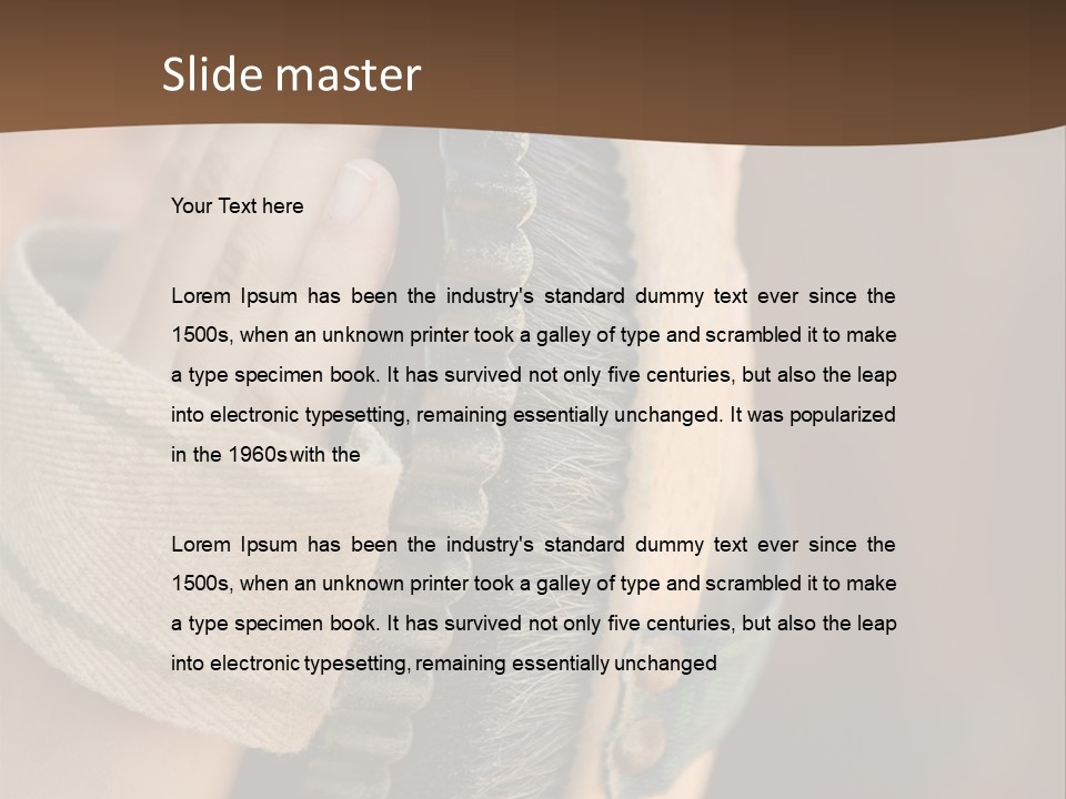 Preparation Using Holding PowerPoint Template