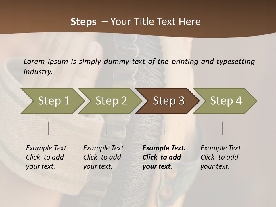 Preparation Using Holding PowerPoint Template