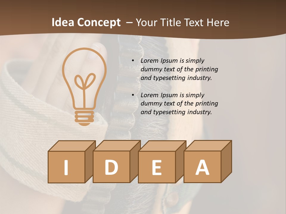 Preparation Using Holding PowerPoint Template