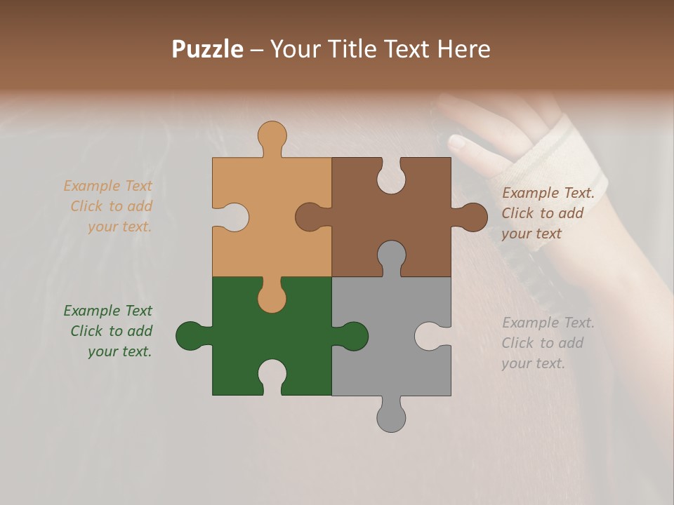 Colour Stockphotograph Oneperson PowerPoint Template