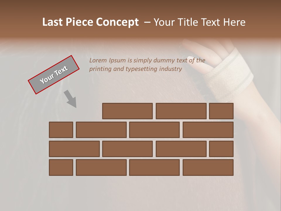 Colour Stockphotograph Oneperson PowerPoint Template