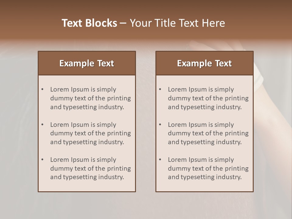 Colour Stockphotograph Oneperson PowerPoint Template