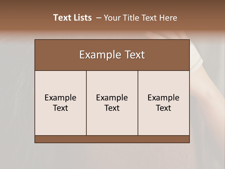 Colour Stockphotograph Oneperson PowerPoint Template