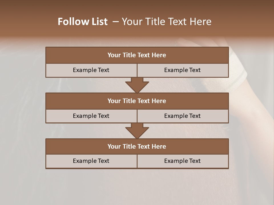 Colour Stockphotograph Oneperson PowerPoint Template