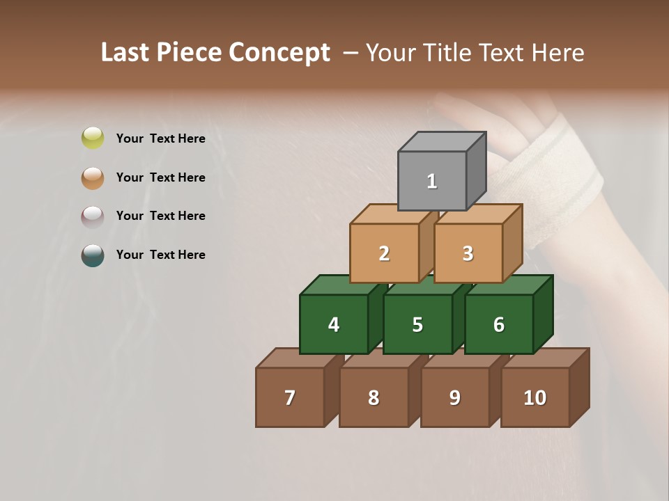 Colour Stockphotograph Oneperson PowerPoint Template