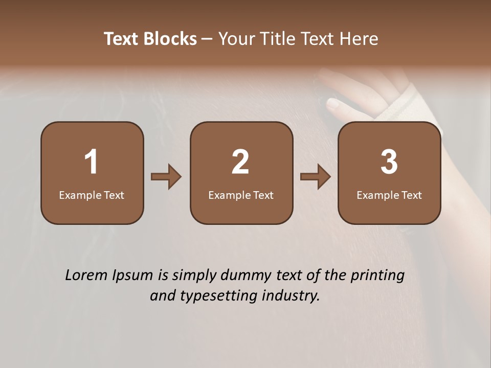 Colour Stockphotograph Oneperson PowerPoint Template