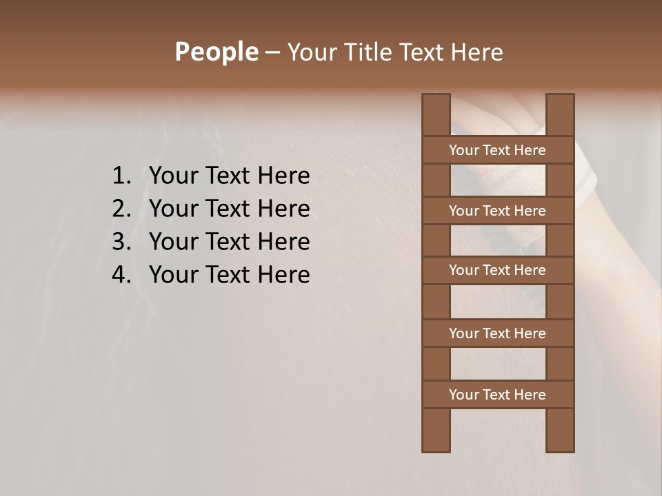 Colour Stockphotograph Oneperson PowerPoint Template