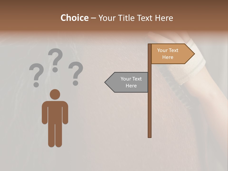 Colour Stockphotograph Oneperson PowerPoint Template