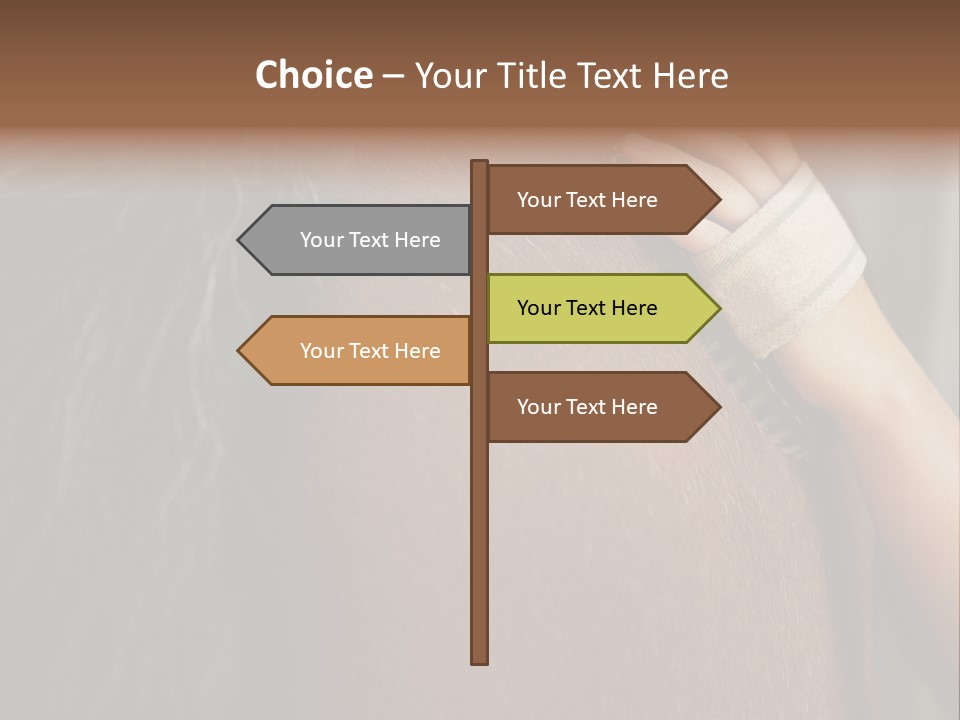 Colour Stockphotograph Oneperson PowerPoint Template