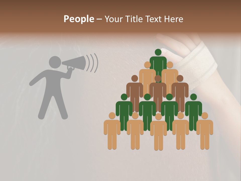 Colour Stockphotograph Oneperson PowerPoint Template