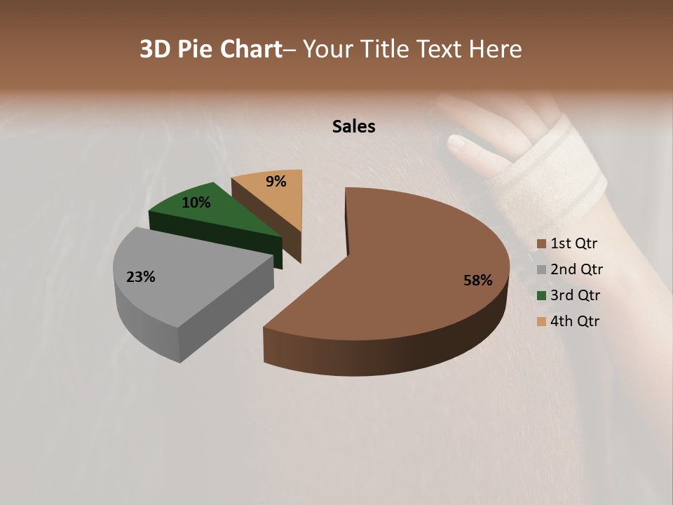 Colour Stockphotograph Oneperson PowerPoint Template