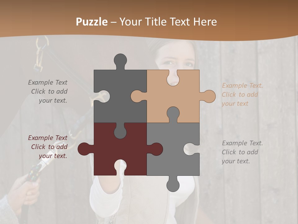 Mural Caucasian Bay PowerPoint Template